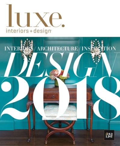 Luxe Interiors & Design January 01, 2018 Issue Cover