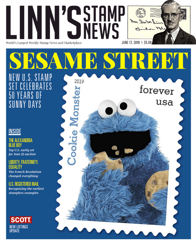 Linns-Stamp-News-Weekly June 17, 2019 Issue Cover