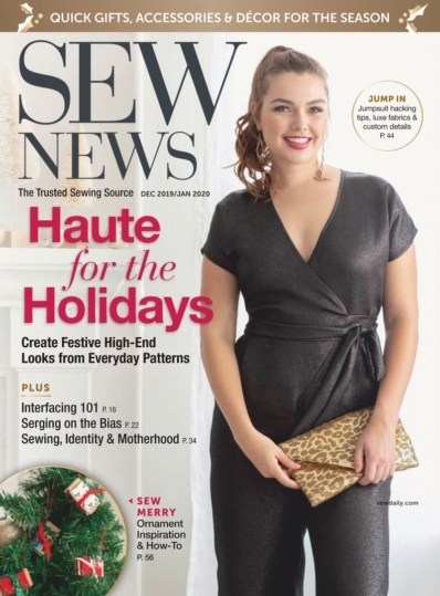 Sew News December 01, 2019 Issue Cover