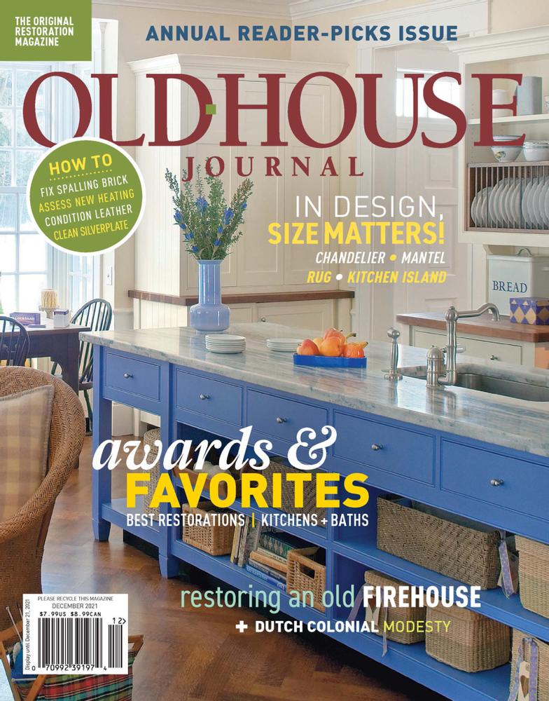 Old-House-Journal December 01, 2021 Issue Cover