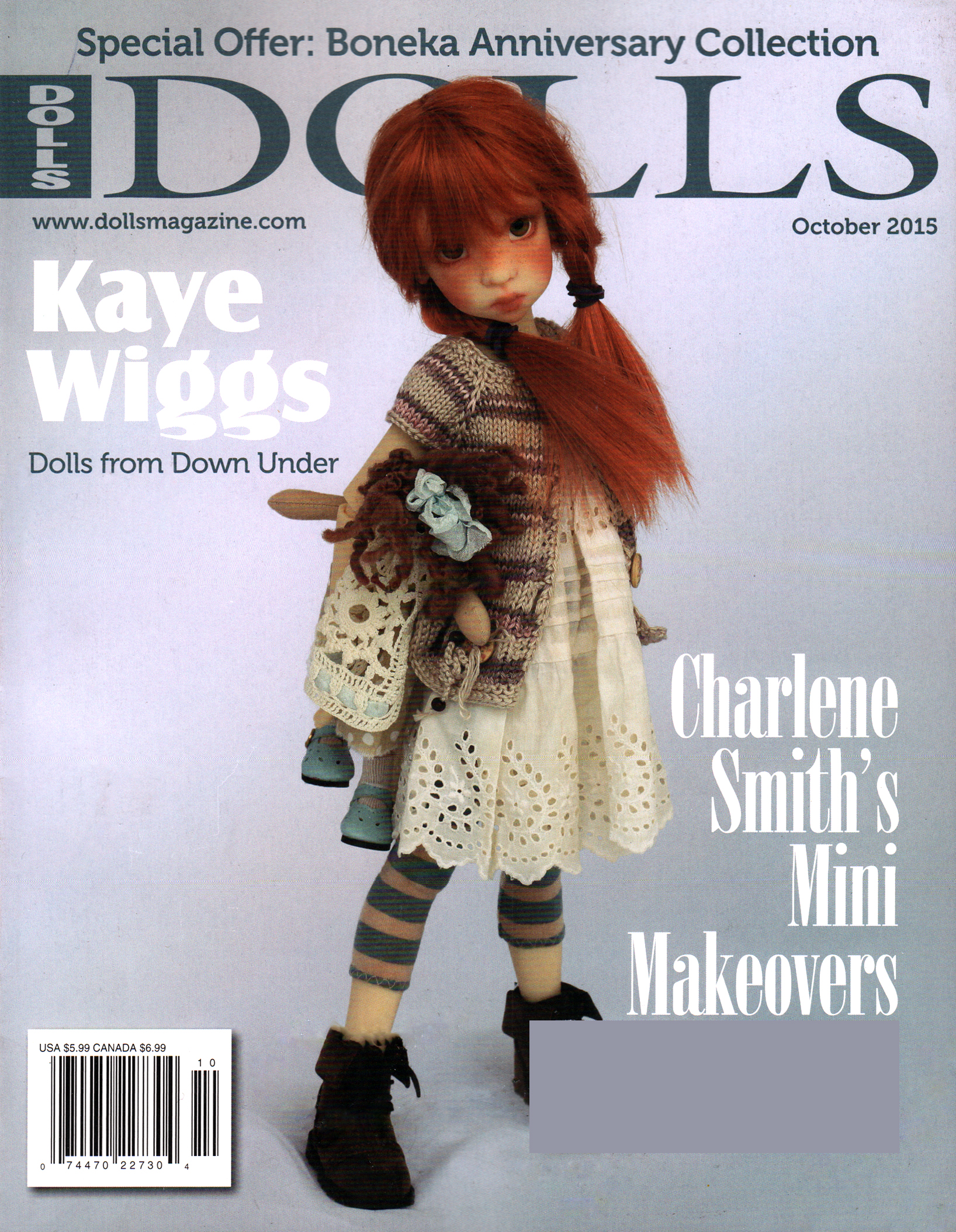 Dolls October 01, 2015 Issue Cover