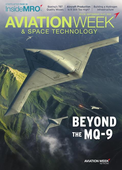 Aviation-Week-and-Space-Technology September 14, 2020 Issue Cover