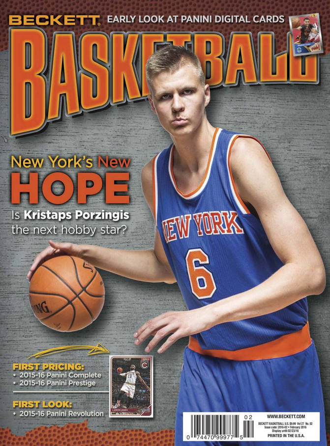 Beckett-Basketball February 01, 2016 Issue Cover