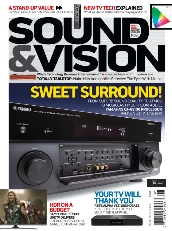 Sound-and-Vision January 01, 2016 Issue Cover