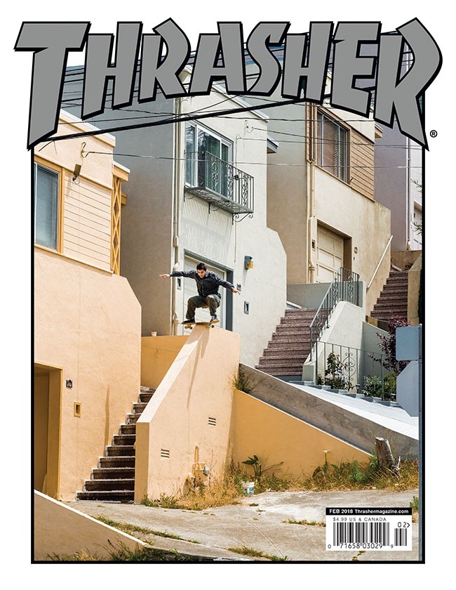 Thrasher February 01, 2018 Issue Cover