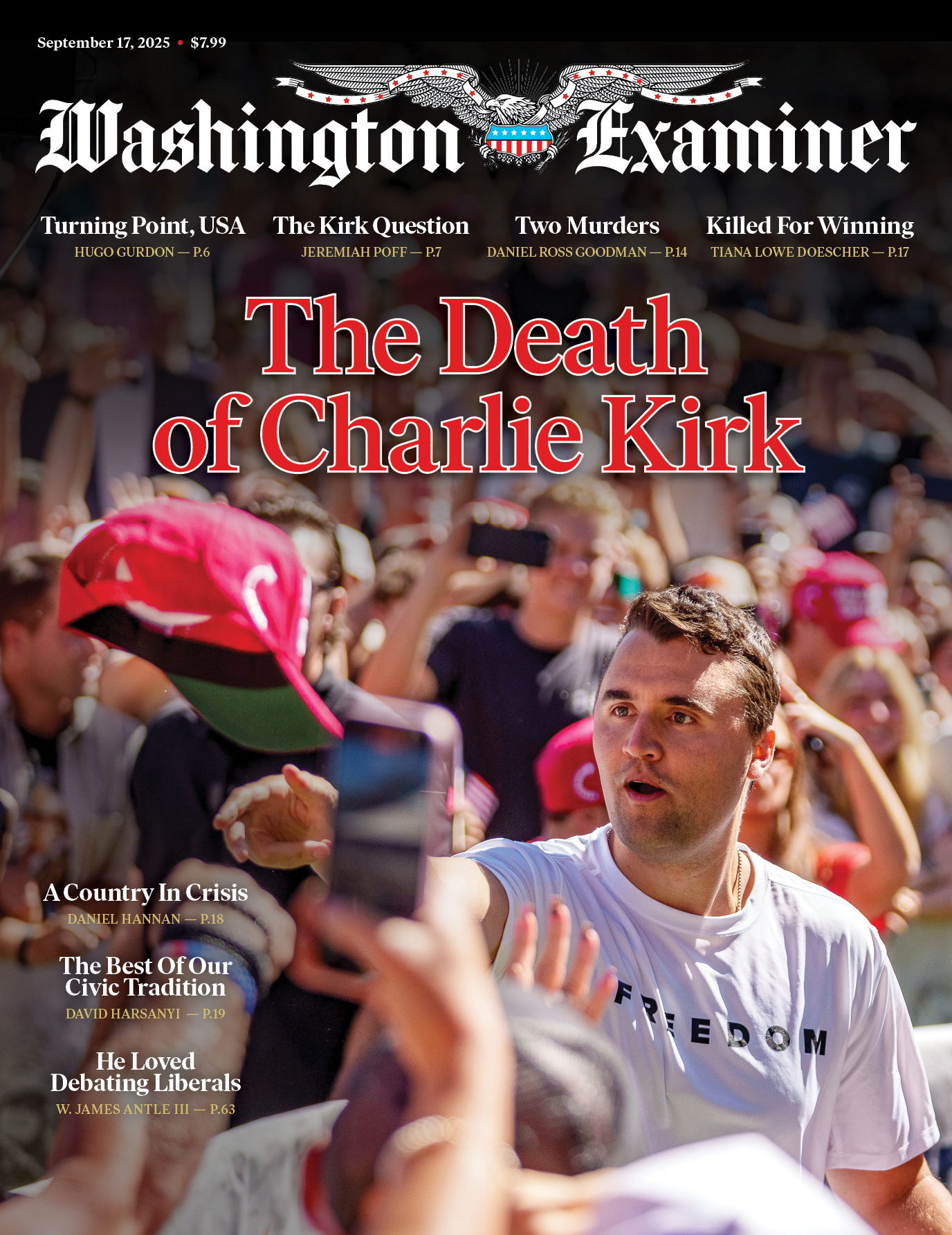 Washington-Examiner September 17, 2025 Issue Cover
