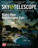 Sky-and-Telescope January 01, 2018 Issue Cover