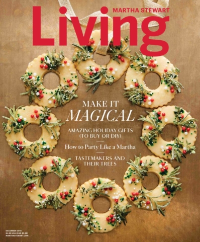 Martha Stewart Living December 01, 2018 Issue Cover