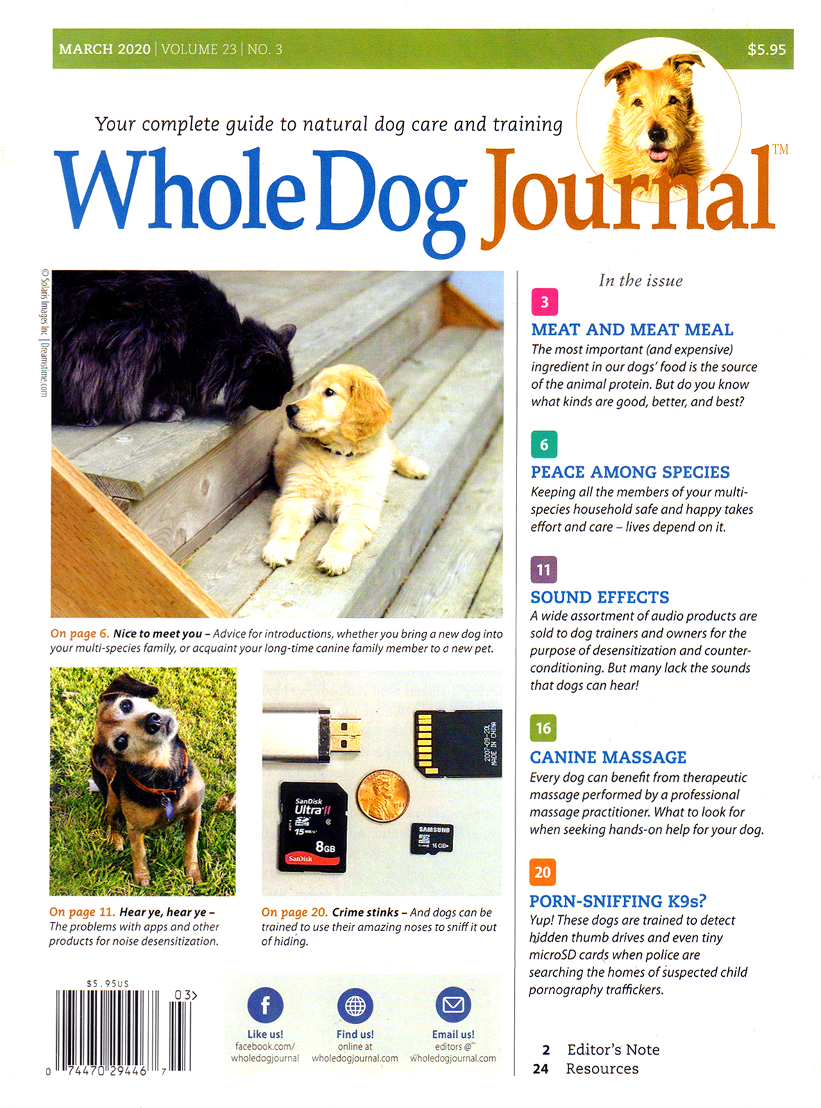 Whole-Dog-Journal March 01, 2020 Issue Cover