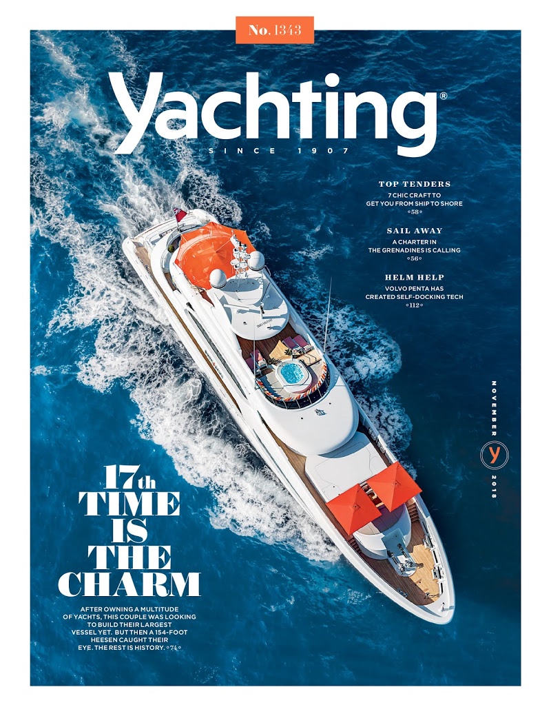 yachting November 01, 2018 Issue Cover