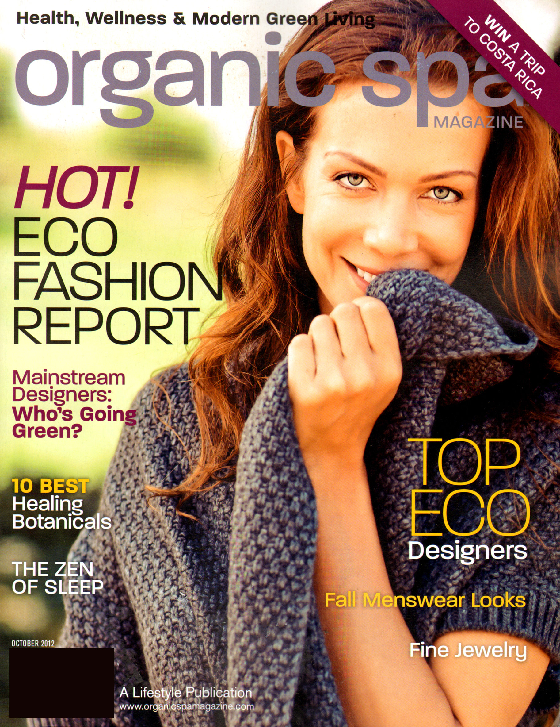Organic-Spa October 01, 2012 Issue Cover