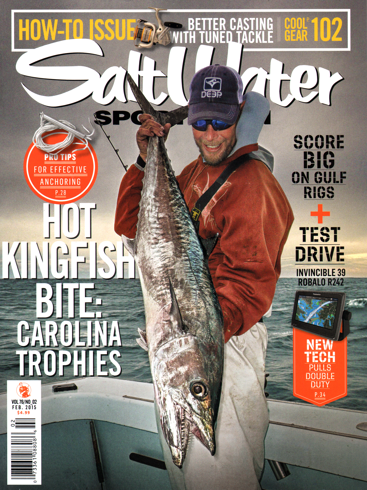Salt-Water-Sportsman February 01, 2015 Issue Cover