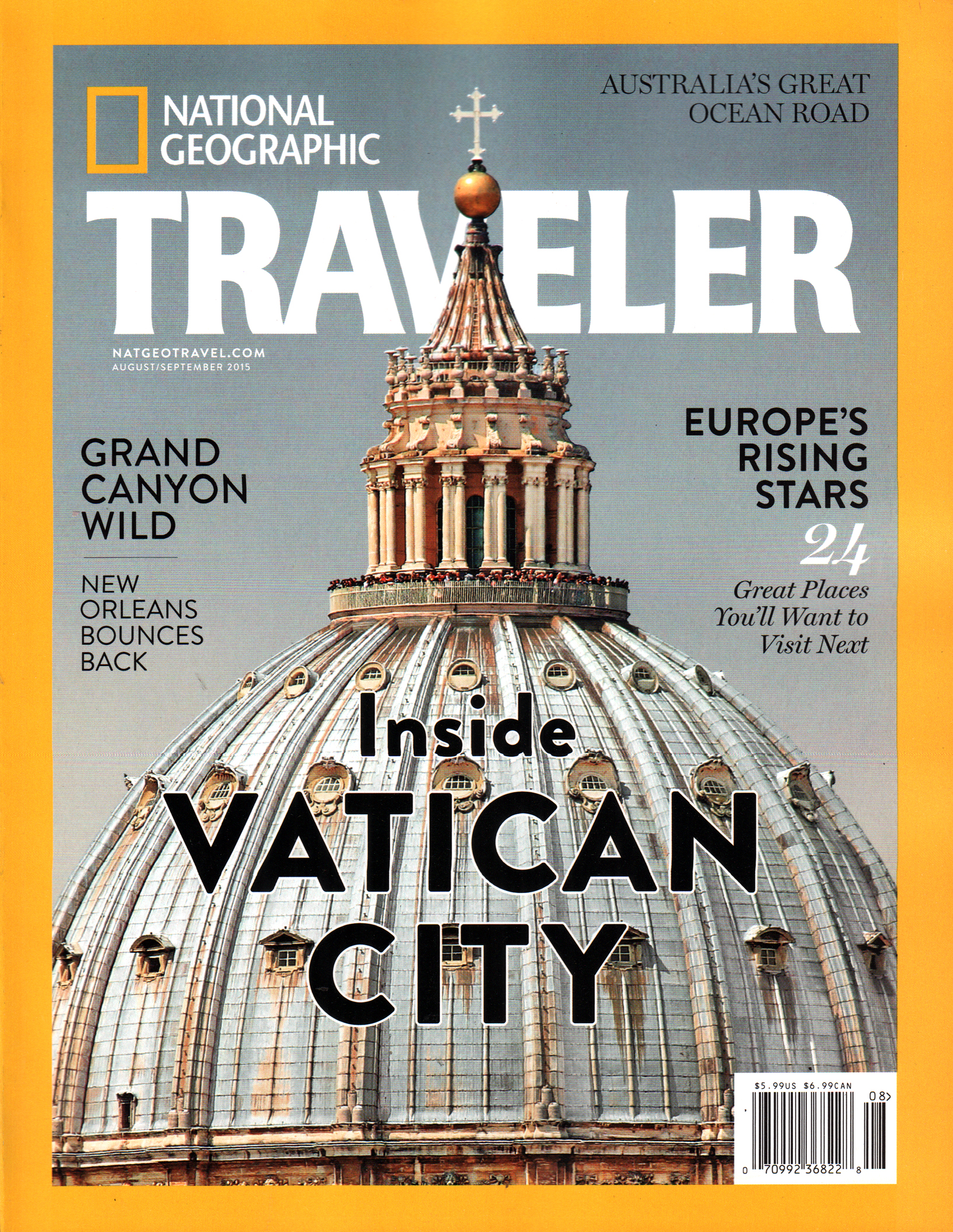 National-Geographic-Traveler August 01, 2015 Issue Cover