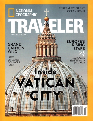National Geographic Traveler August 01, 2015 Issue Cover
