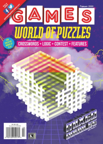Games World of Puzzles February 01, 2020 Issue Cover