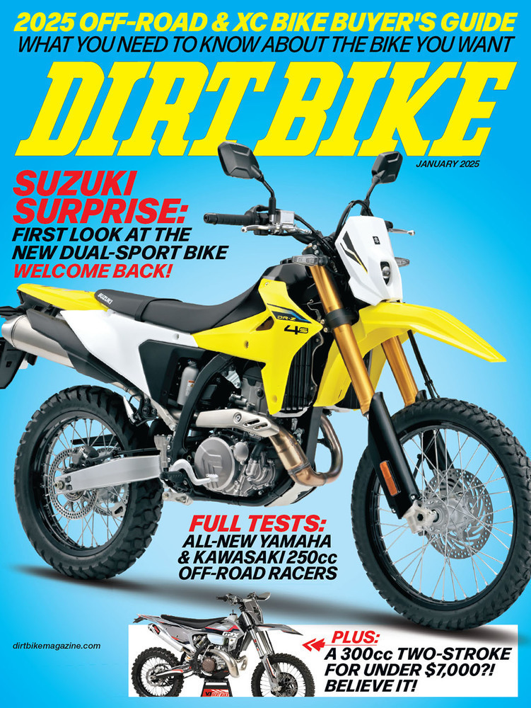 Dirt-Bike January 01, 2025 Issue Cover