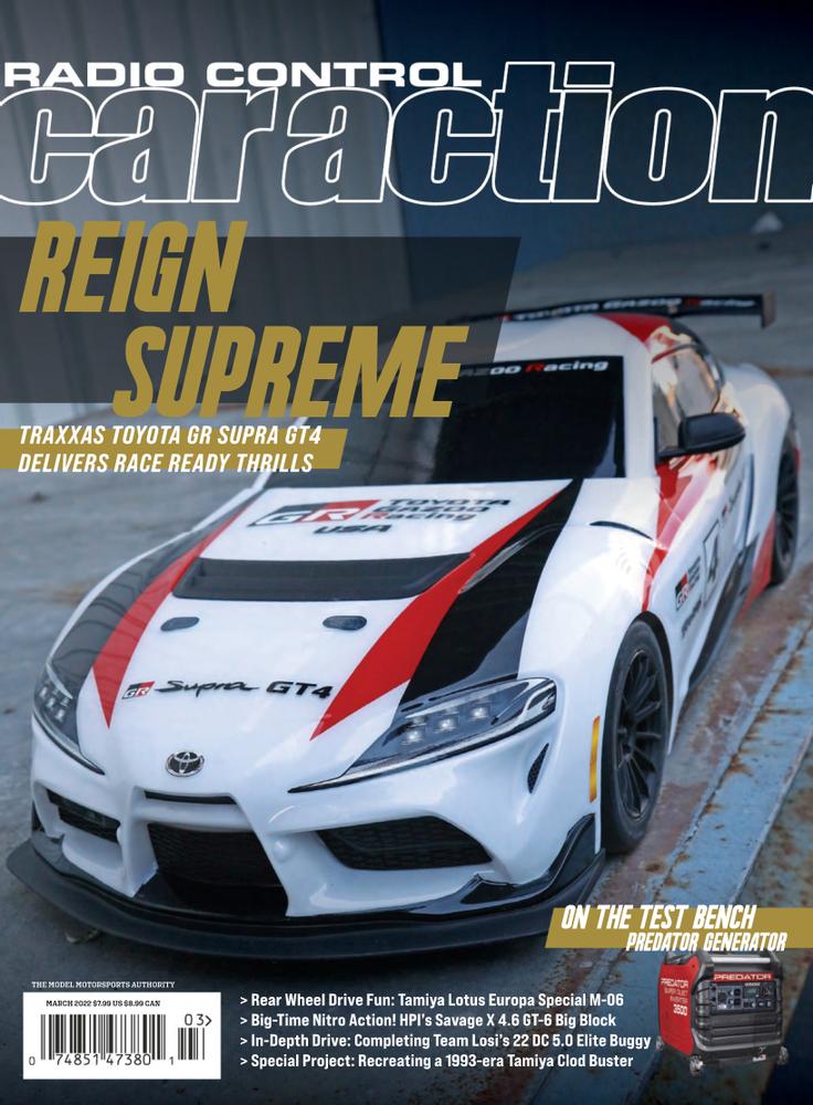 Radio-Control-Car-Action March 01, 2022 Issue Cover