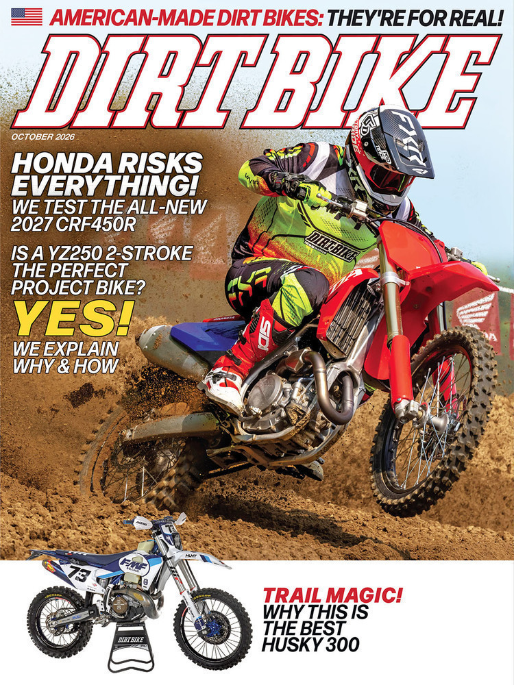 Dirt Bike October 01, 2026 Issue Cover