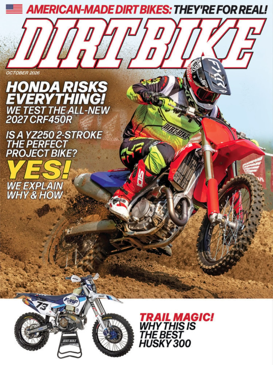Dirt Bike October 01, 2026 Issue Cover
