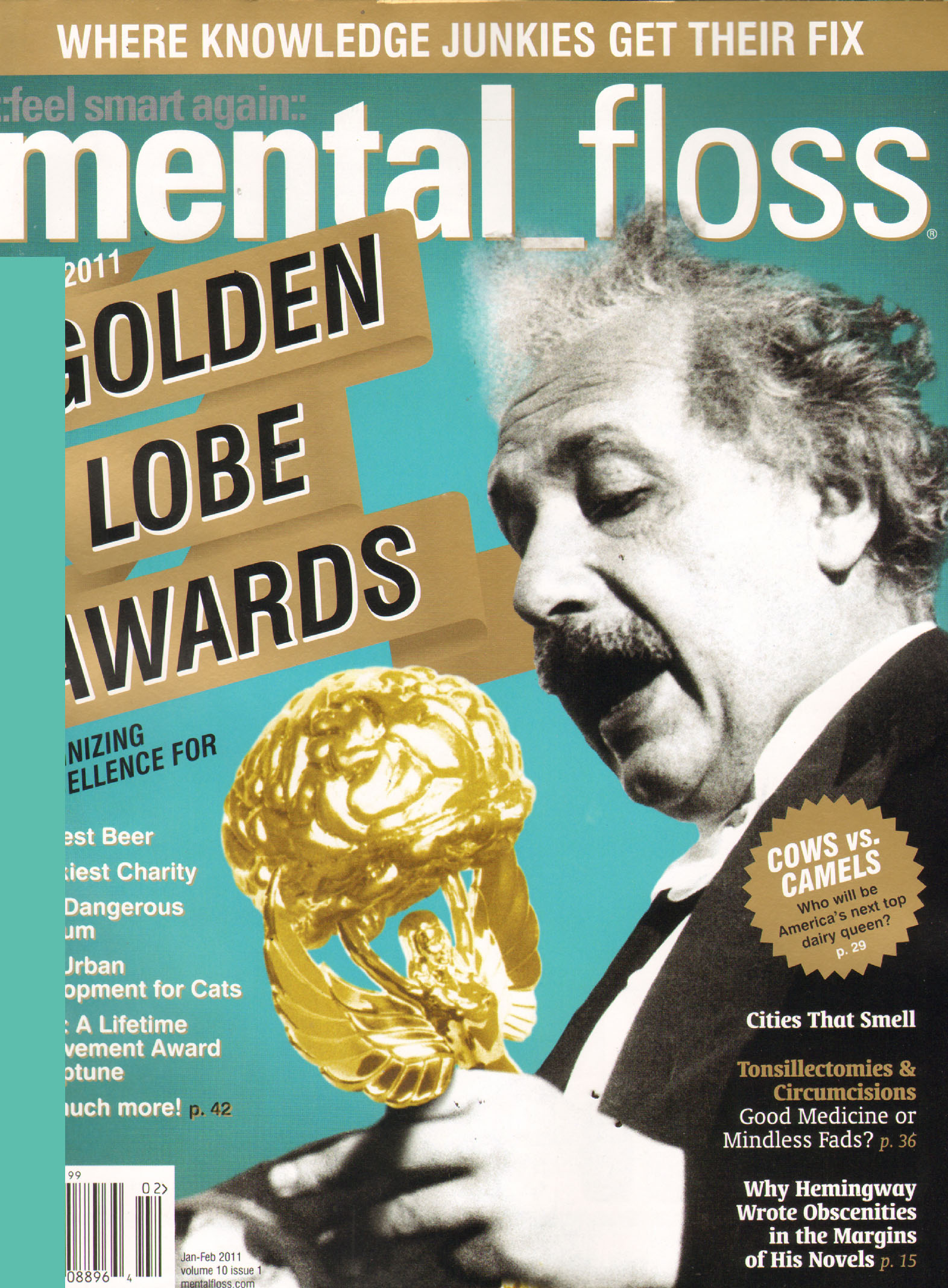 Mental-Floss January 01, 2011 Issue Cover