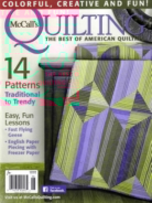 mccalls-quilting May 01, 2016 Issue Cover