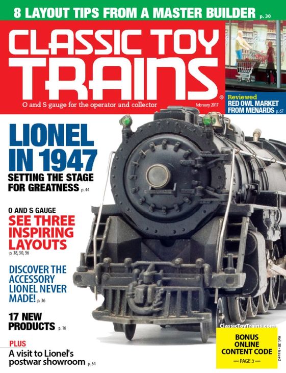 Classic-Toy-Trains February 01, 2017 Issue Cover