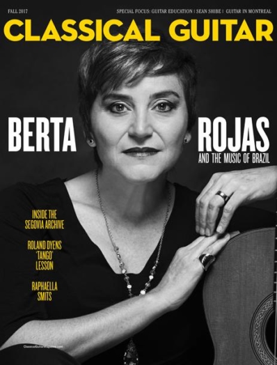 Classical Guitar September 01, 2017 Issue Cover