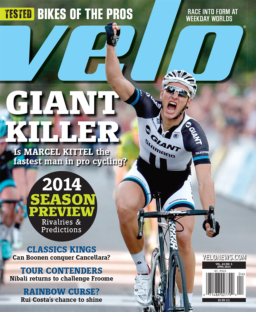 VeloNews April 01, 2014 Issue Cover