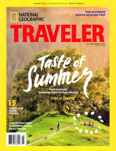 National Geographic Traveler June 01, 2016 Issue Cover