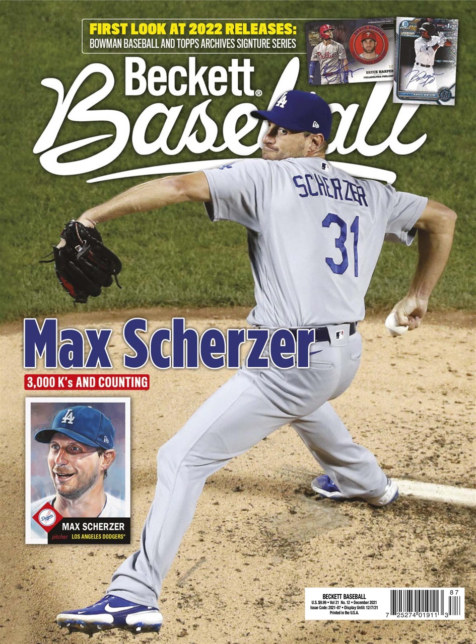 Beckett-Baseball December 01, 2021 Issue Cover