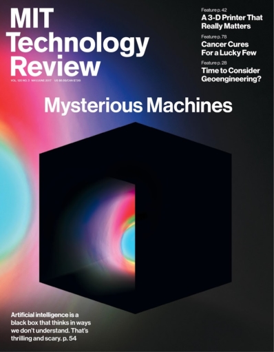 MIT Technology Review May 01, 2017 Issue Cover