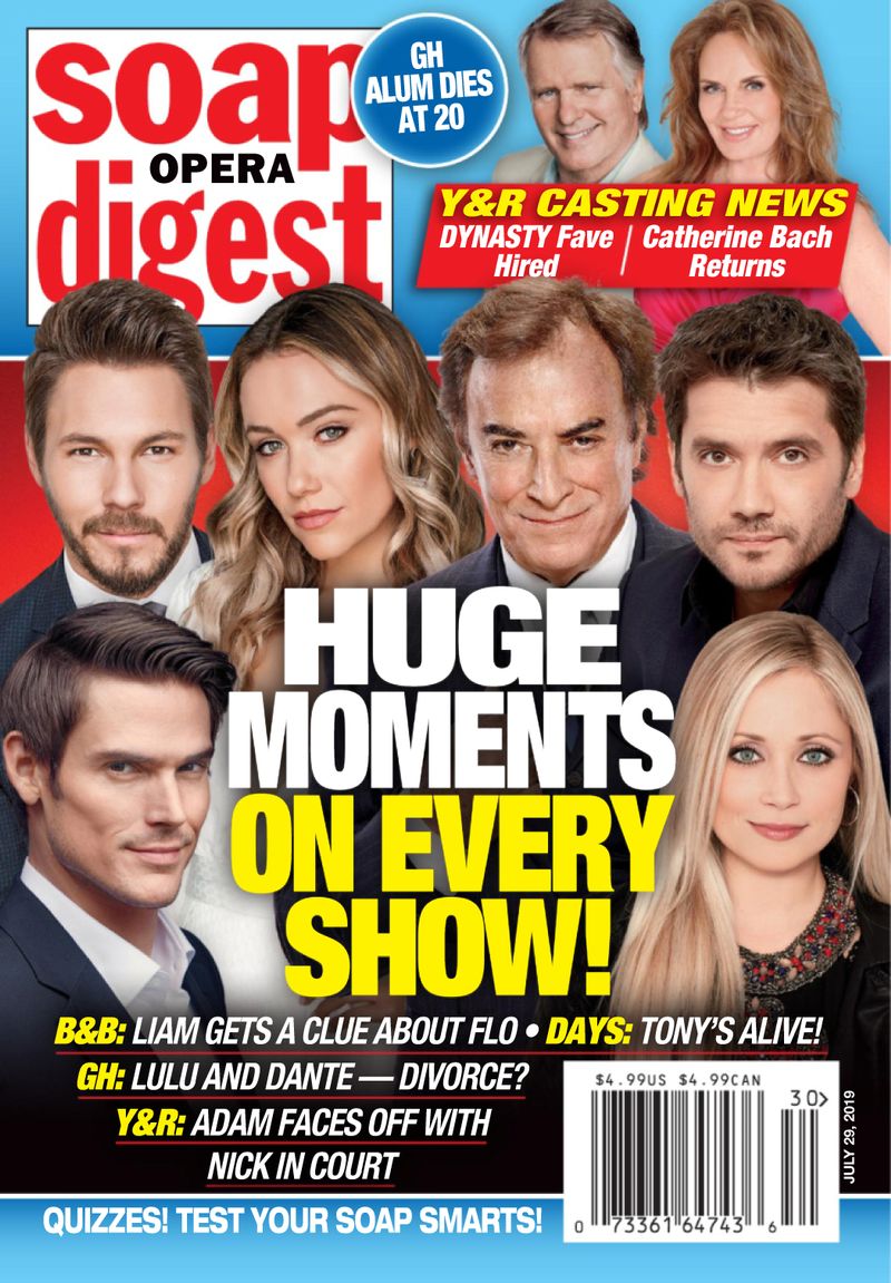 soap-opera-digest July 29, 2019 Issue Cover