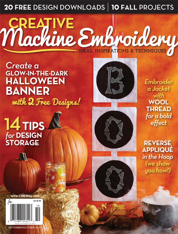 Creative-Machine-Embroidery September 01, 2014 Issue Cover