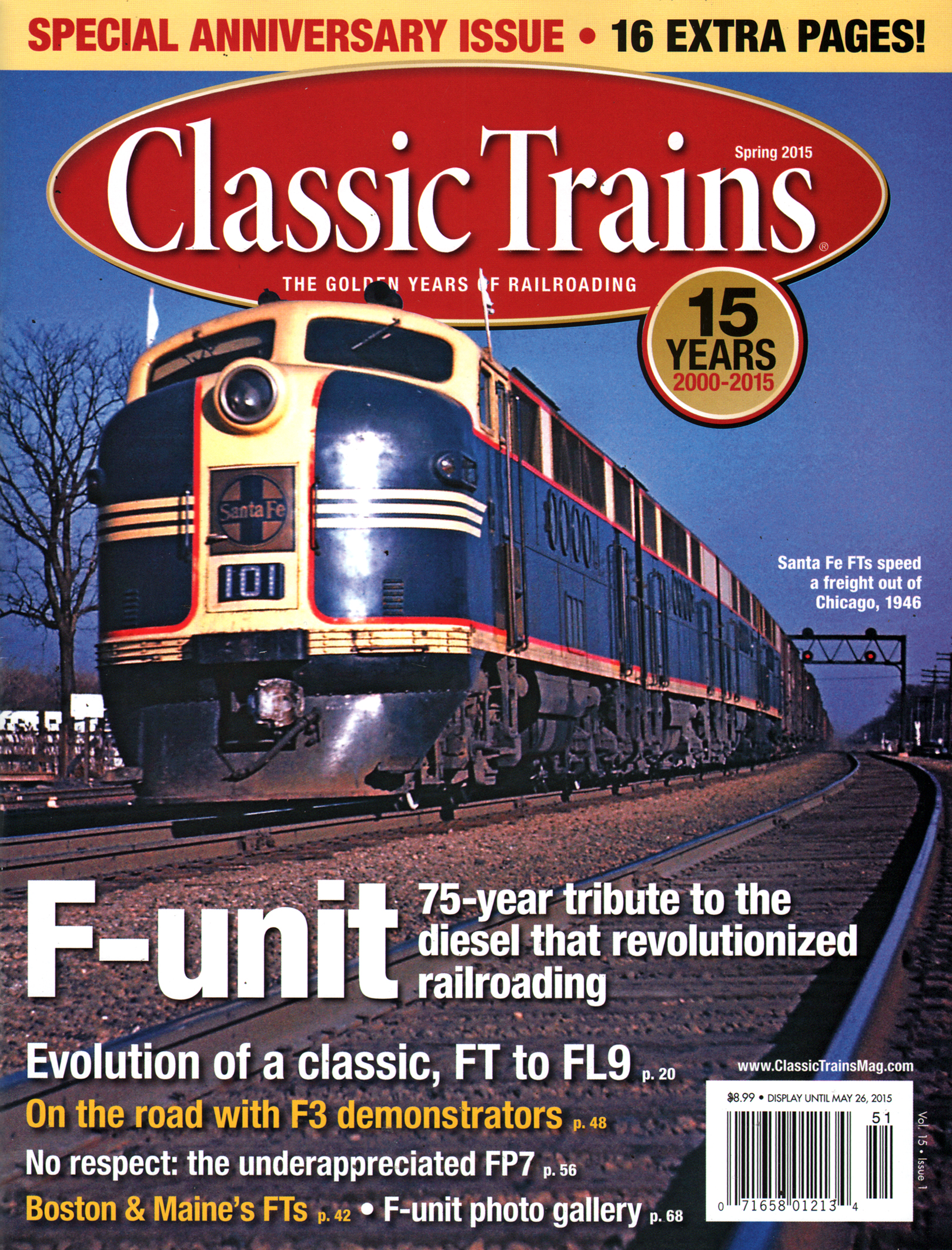 Classic-Trains March 01, 2015 Issue Cover