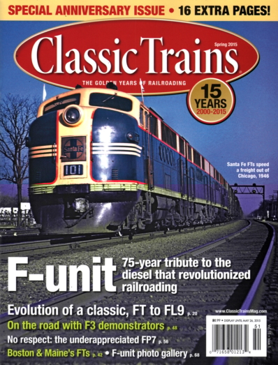 Classic Trains March 01, 2015 Issue Cover
