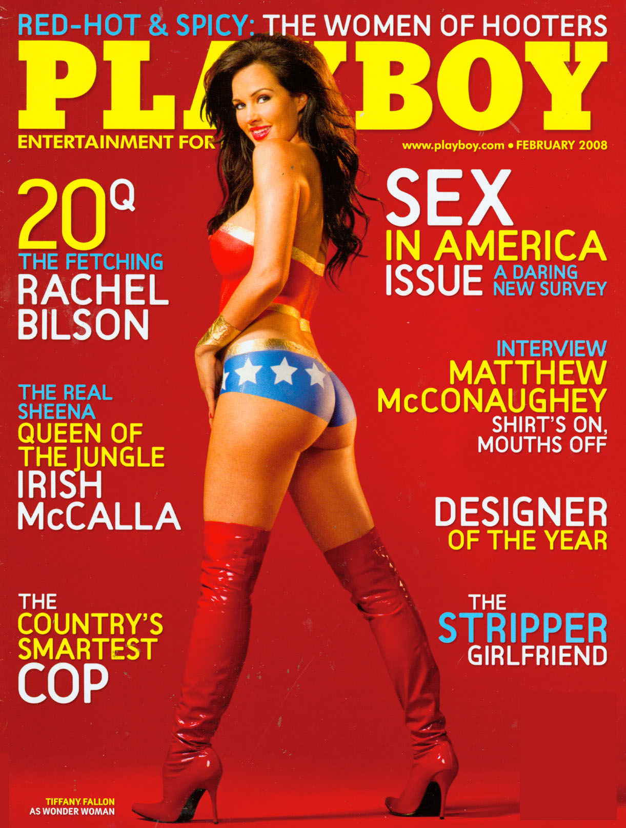 playboy February 01, 2008 Issue Cover