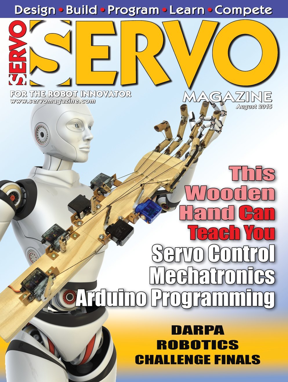 Servo-Magazine August 01, 2015 Issue Cover