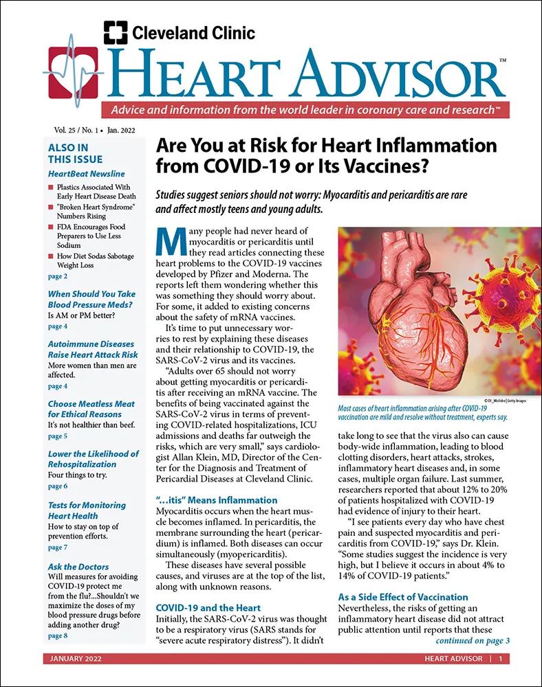 Heart-Advisor January 01, 2022 Issue Cover