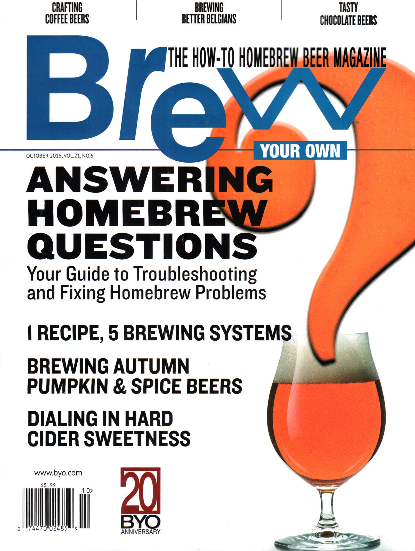 Brew-Your-Own October 01, 2015 Issue Cover