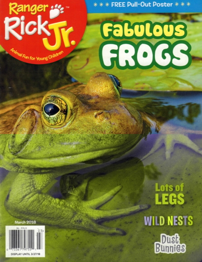 Ranger Rick Jr. March 01, 2018 Issue Cover