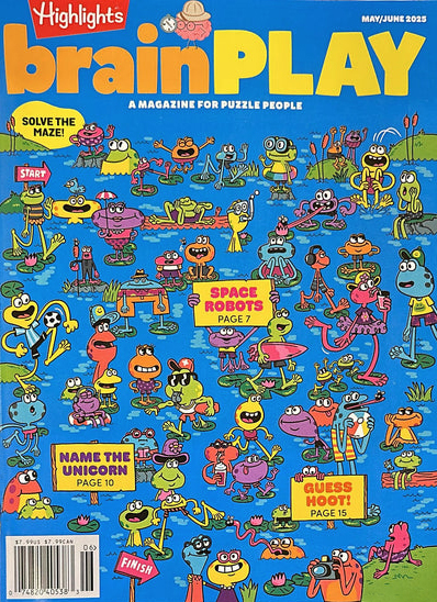 Highlights-brainPLAY May 01, 2025 Issue Cover