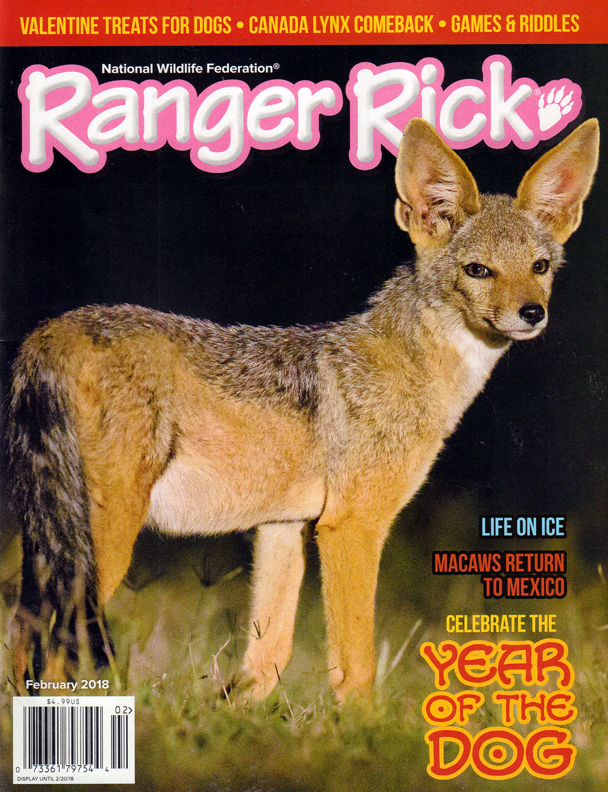 Ranger-Rick February 01, 2018 Issue Cover