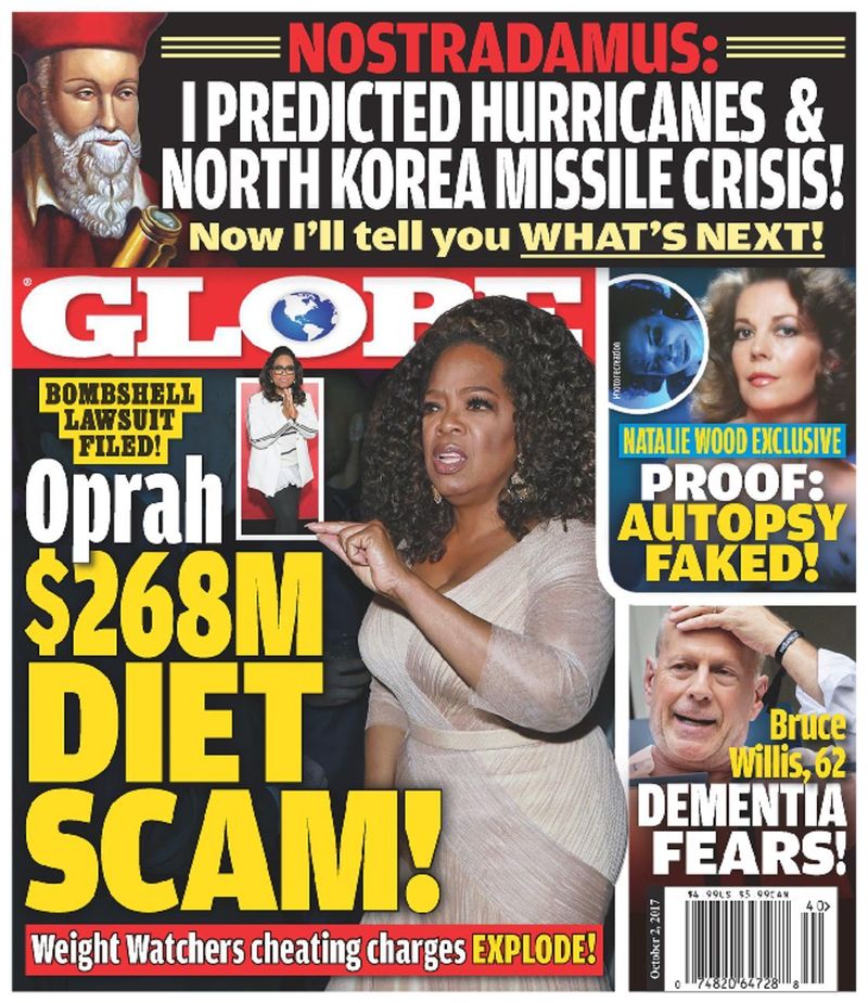 globe October 02, 2017 Issue Cover