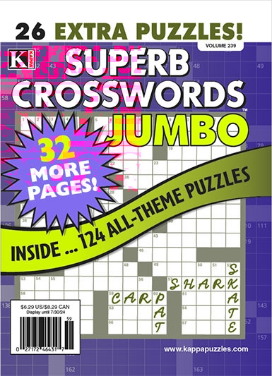 Superb Crosswords Jumbo December 01, 2025 Issue Cover