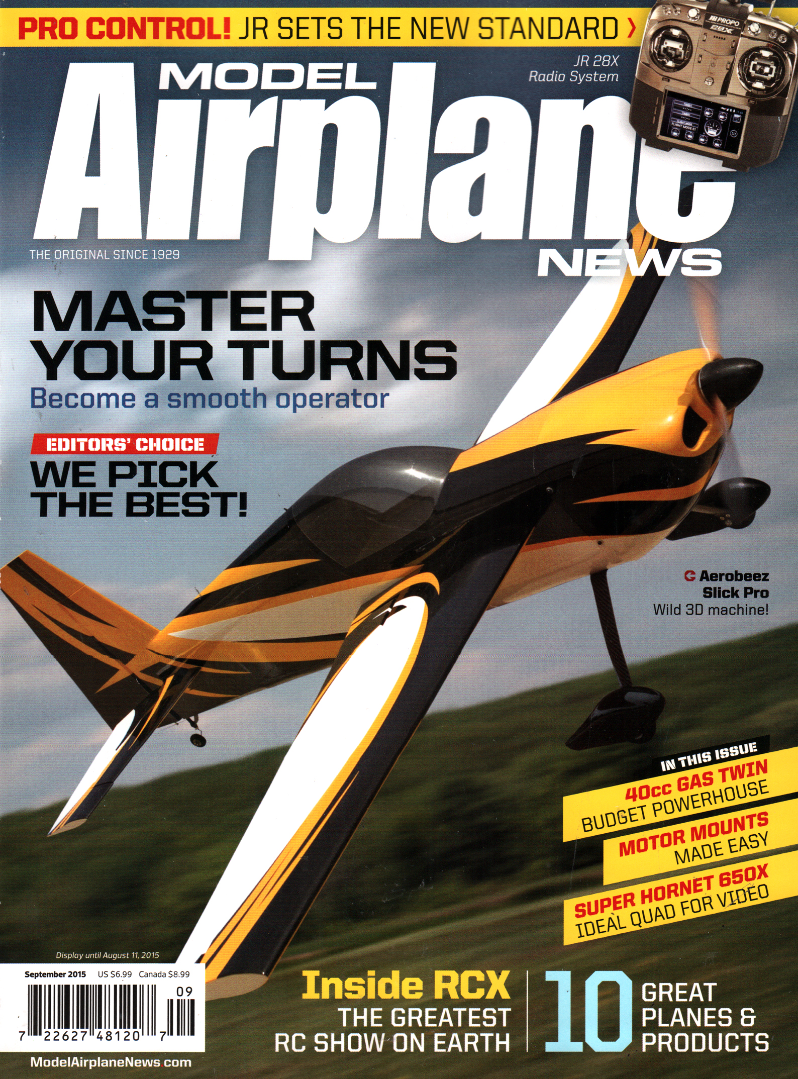 Model-Airplane-News September 01, 2015 Issue Cover