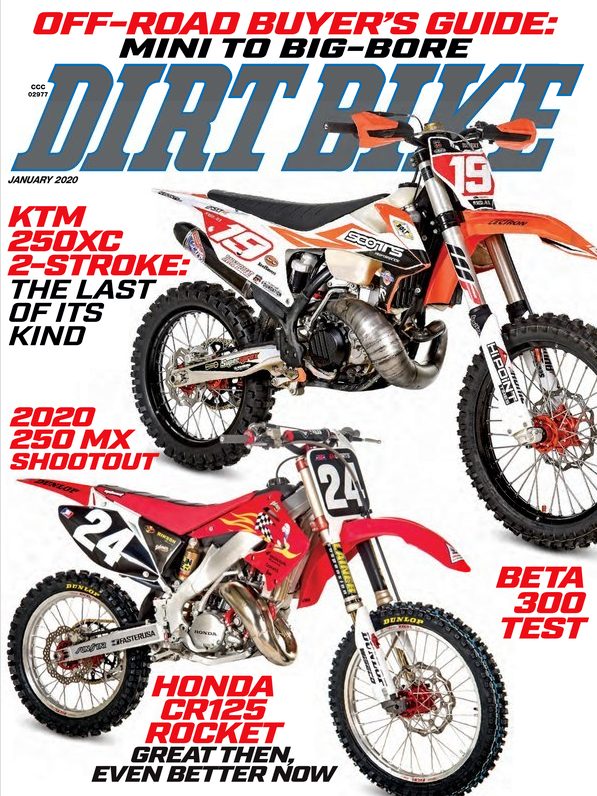 Dirt-Bike January 01, 2020 Issue Cover