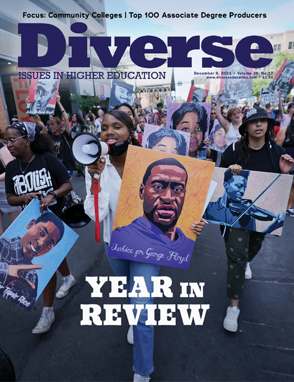 Diverse-Issues-In-Higher-Education December 09, 2021 Issue Cover