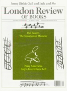 London-Review-Of-Books March 01, 2009 Issue Cover
