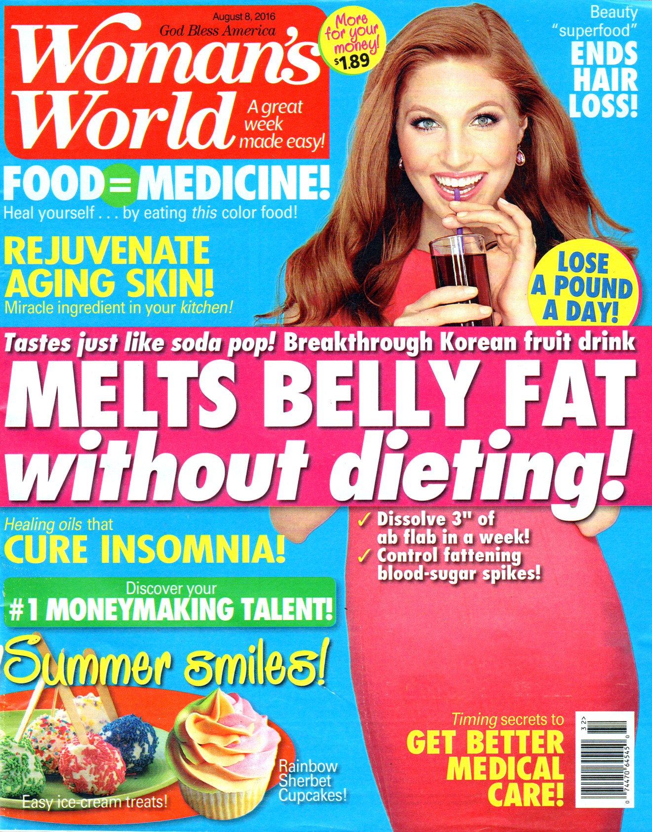 Womans-World August 08, 2016 Issue Cover