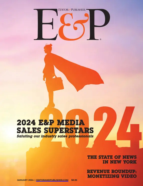Editor-and-Publisher January 01, 2024 Issue Cover